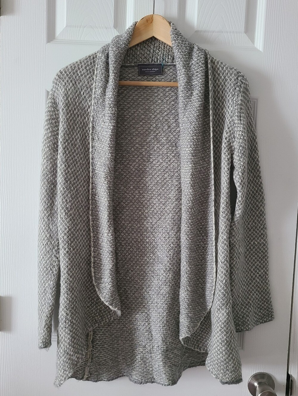 Wooden Ships Shawl Collar Cardigan